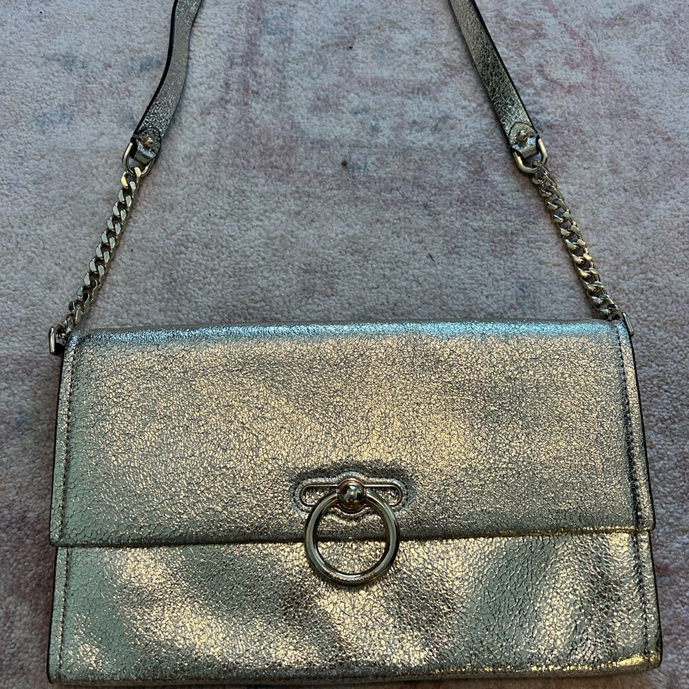 Rebecca Minkoff Jean Clutch
(Gold)